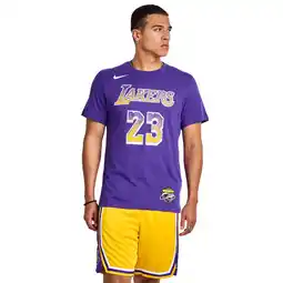 Foot Locker Nike NBA T-shirts Heren - Paars - Maat S - Katoen Jersey aanbieding