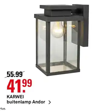 Karwei Buitenlamp Andor aanbieding
