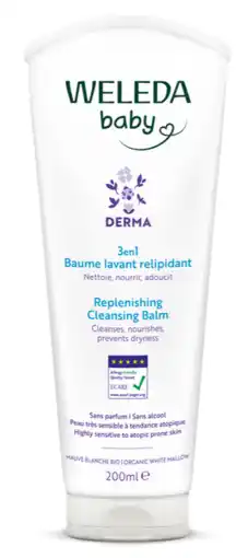 De Online Drogist Weleda Baby Derma 3-in-1 Reinigingsbalsem aanbieding