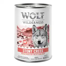 Zooplus Wolf of Wilderness Adult 'Expedition' 6 x 400 g aanbieding