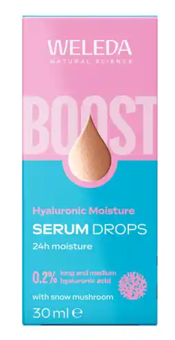 De Online Drogist Weleda Hyaluronic Moisture Serum Drops aanbieding