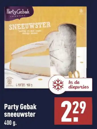 ALDI Party Gebak sneeuwster aanbieding