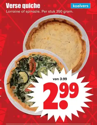 Dirk Verse quiche aanbieding