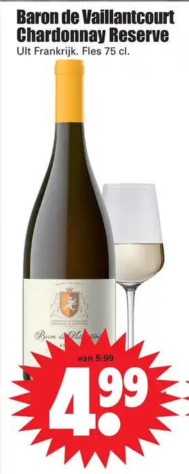 Dirk Baron de Vaillantcourt Chardonnay Reserve aanbieding