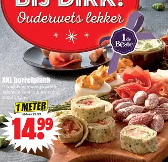 Dirk XXL borrelplank aanbieding