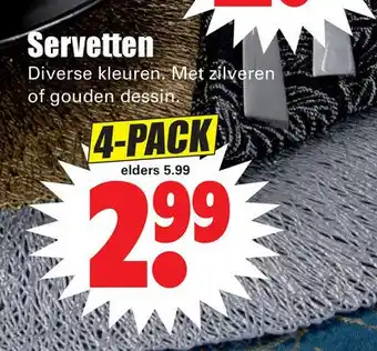 Dirk Servetten aanbieding