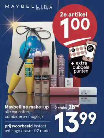 Etos Maybelline make-up aanbieding