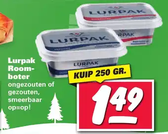 Nettorama Lurpak Roomboter 250g aanbieding