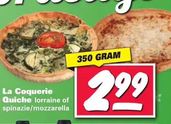 Nettorama La Coquerie Quiche 350g aanbieding