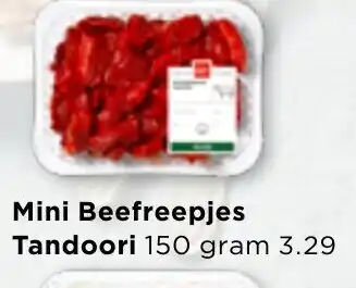 Vomar Voordeelmarkt Mini Beefreepjes Tandoori 150g aanbieding