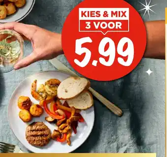 Vomar Voordeelmarkt Kies & Mix 3 voor aanbieding