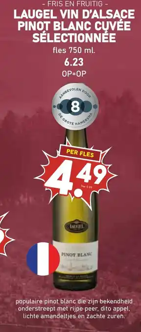 De Boerenschuur Laugel vin d'alsace pinot blanc cuvée sélectionnée aanbieding