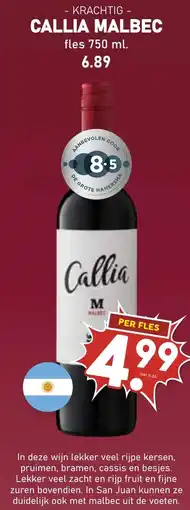 De Boerenschuur Callia malbec aanbieding