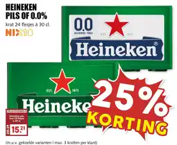 De Boerenschuur Heineken pils of 0.0% aanbieding