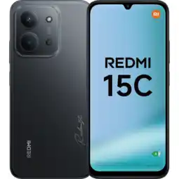 MediaMarkt XIAOMI Redmi 15C 128GB - 128 GB Zwart aanbieding