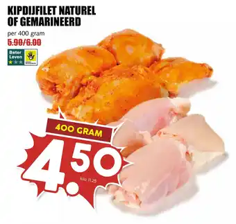 De Boerenschuur Kipdijfilet naturel of gemarineerd aanbieding