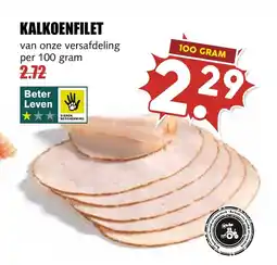 De Boerenschuur Kalkoenfilet aanbieding