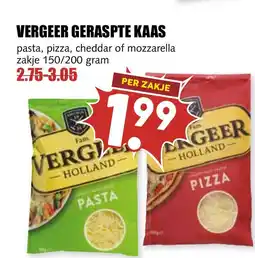 De Boerenschuur Vergeer geraspte kaas aanbieding