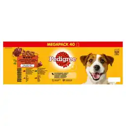 Welkoop Pedigree Adult Mix selectie in gelei - Hondenvoer - Multipack 40 x 100 gram - Rund - Kip - 4kg aanbieding
