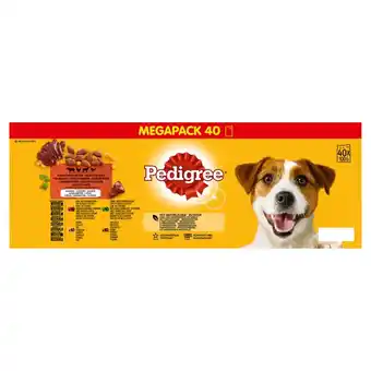 Welkoop Pedigree Adult Mix selectie in gelei - Hondenvoer - Multipack 40 x 100 gram - Rund - Kip - 4kg aanbieding