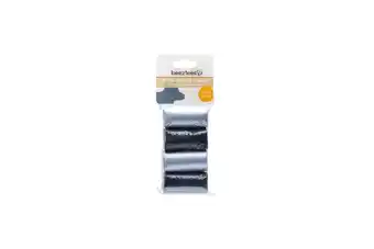 Welkoop Beeztees Navulling - Poepzakjes - Zwart Grijs - 4 x 20stuks aanbieding