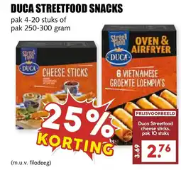 De Boerenschuur Duca streetfood snacks aanbieding