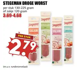 De Boerenschuur Stegeman droge worst aanbieding