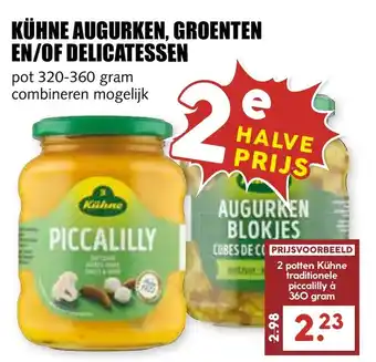 De Boerenschuur Kühne augurken, groenten en/of delicatessen aanbieding