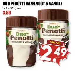 De Boerenschuur Duo penotti hazelnoot & vanille aanbieding
