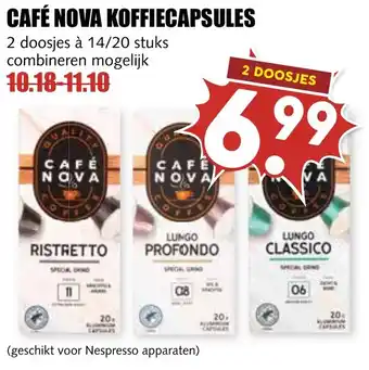 De Boerenschuur Café nova koffiecapsules aanbieding