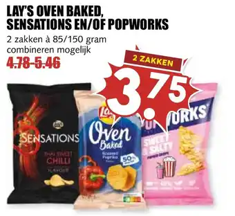 De Boerenschuur Lay's oven baked, sensations en of popworks aanbieding