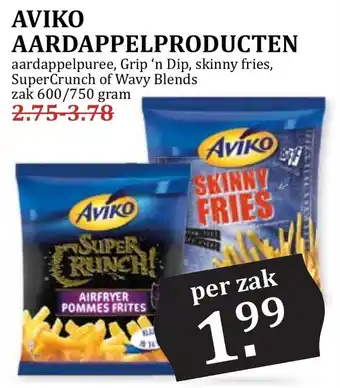 De Boerenschuur Aviko aardappelproducten aanbieding