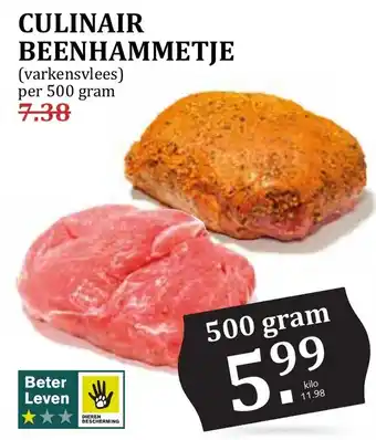 De Boerenschuur Culinair beenhammetje aanbieding