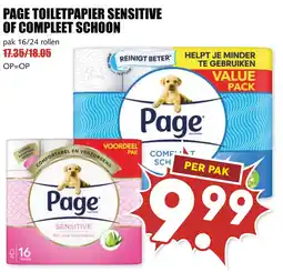 De Boerenschuur Page toiletpapier sensitive of compleet schoon aanbieding
