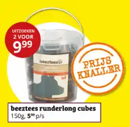 Tuinland Beeztees runderlong cubes aanbieding