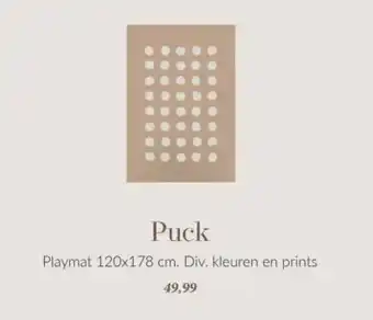 Babypark Puck Playmat aanbieding