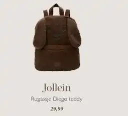 Babypark Jollein Rugtasje Diego teddy aanbieding