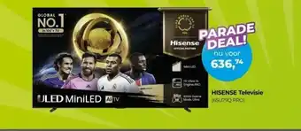 EP Beerepoot HISENSE Televisie ULED MiniLED AI TV aanbieding