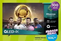 EP Beerepoot HISENSE Televisie 100E7Q PRO aanbieding