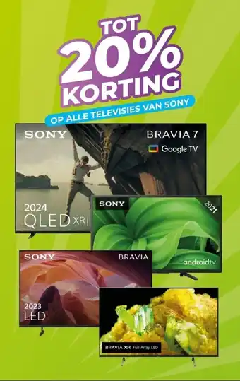 EP Beerepoot Op alle televisies van Sony aanbieding