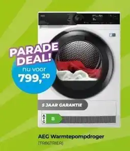 EP Beerepoot AEG Warmtepompdroger TR86TRIER aanbieding
