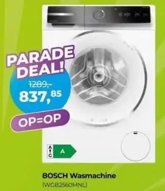 EP Beerepoot BOSCH Wasmachine WGB2560MNL aanbieding