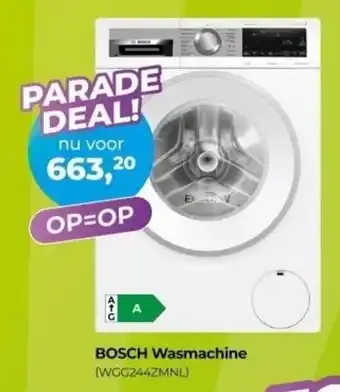 EP Beerepoot BOSCH Wasmachine WGG244ZMNL aanbieding