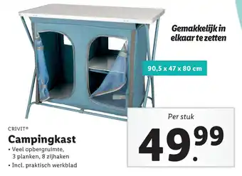 Lidl Crivit Campingkast aanbieding