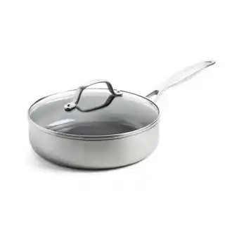 Bol.com Greenpan Geneva hapjespan 24cm - keramische anti-aanbaklaag - PFAS-vrij aanbieding