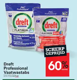 Sligro Dreft Professional Vaatwastabs aanbieding