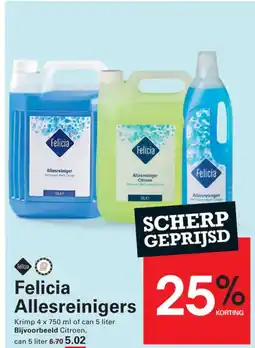 Sligro Felicia Allesreinigers aanbieding