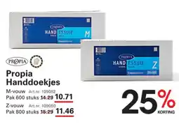 Sligro Propia Handdoekjes aanbieding