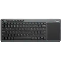 MediaMarkt RAPOO K2600 Draadloos Toetsenbord met Touchpad Zwart aanbieding