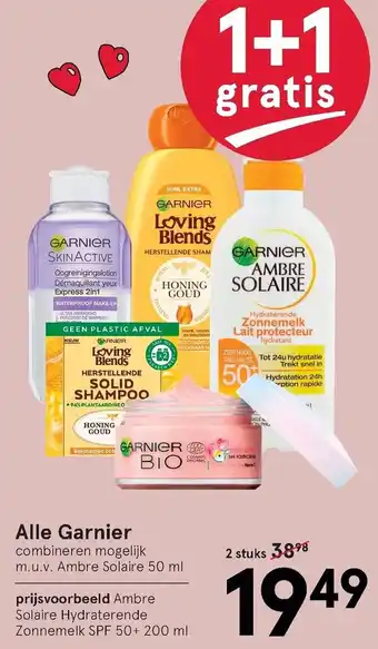 Etos Garnier assortiment aanbieding